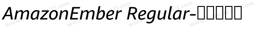 AmazonEmber Regular字体转换
